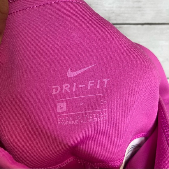 Nike Dri Fit Pink Mesh Legging Size Small - Picture 4 of 9